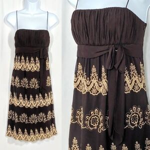 2000s vintage babydoll midi dress